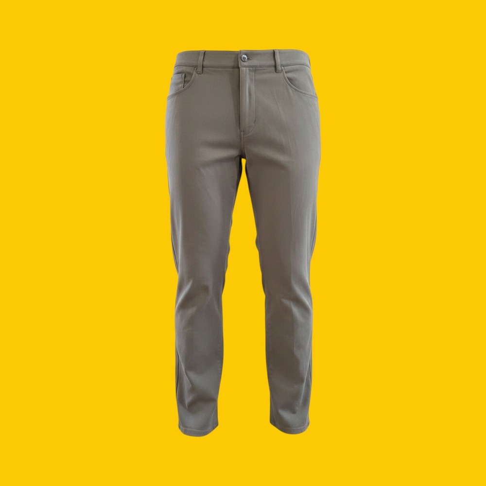 Johnnie-O Pre-formance Cross Country 5-Pocket‎ Stretch Pants Light Gray Size 34
